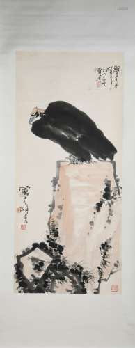 Painting :Eagle by Pan Tianshou