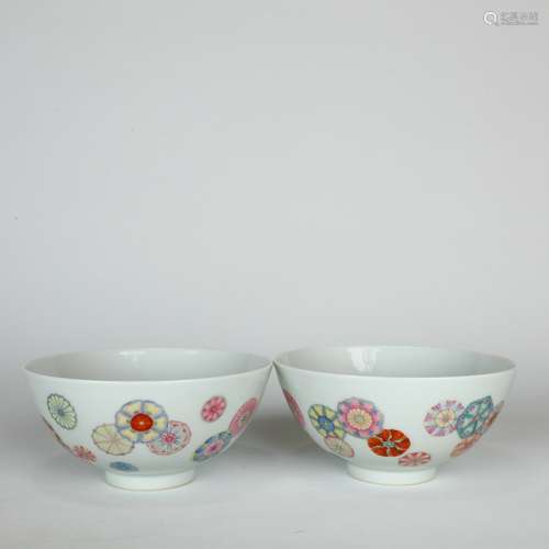 Chinese Famille Rose Bowls