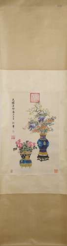 Painting: Flowers by Empress Dowager Cixi