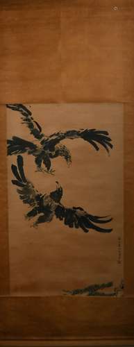 Painting:Eagles by Xu Beihong