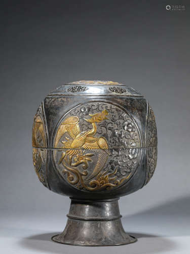 A Chinese Silver-Gilding Vessel Dou