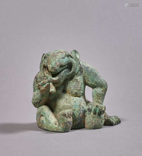 A Chinese Bronze Bear