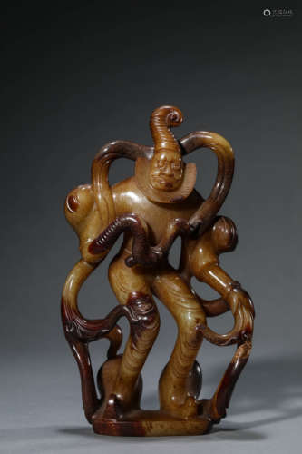 A Chinese Jade Figure