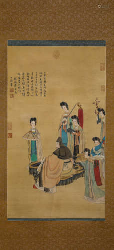 A Chinese Scroll Painting by Tang Yin