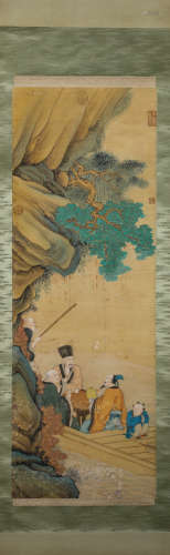 A Chinese Scroll Painting by Liu Song Nian