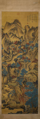 A Chinese Scroll Painting by Wu Gu Xiang
