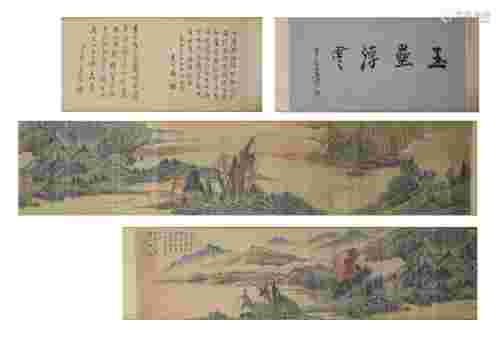 A Chinese Scroll Painting by Zhang Da Qian