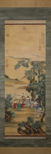 A Chinese Scroll Painting by Yu Zhi Ding