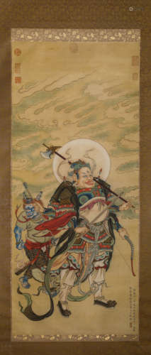 A Chinese Scroll Painting by Ding Guan Peng