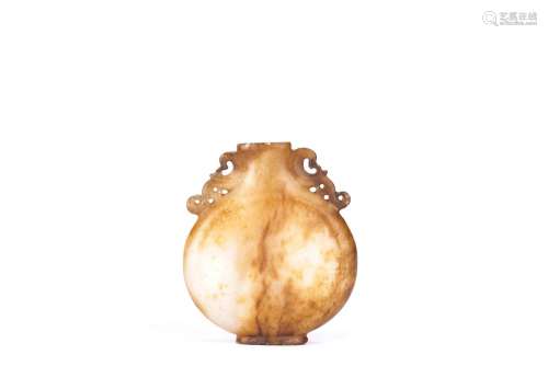 Chinese 'Archaic' Jade Vase Style Snuff Bottle