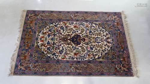 Persian Silk Wool Carpet