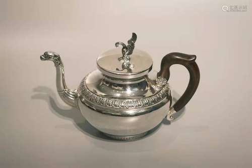 Italian Pure Silver Teapot