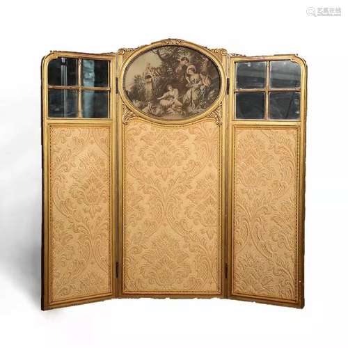 Wooden Gold Gilded Screens