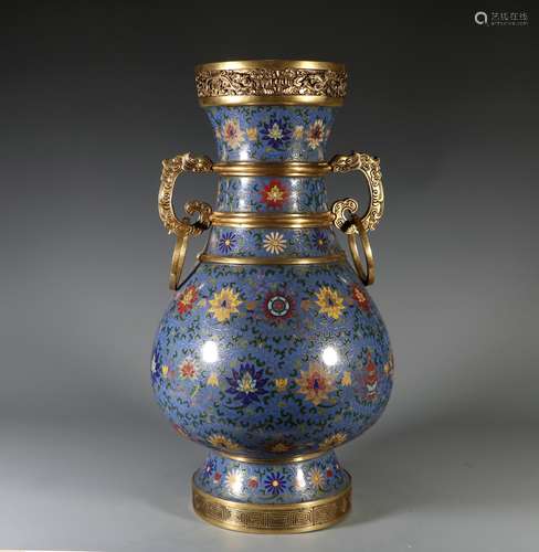 Cloisonne Bottle, China