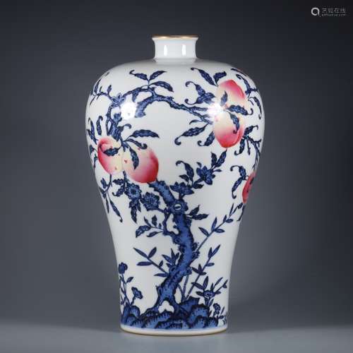 Qing Dynasty Yongzheng Period Blue And White Porcelain 