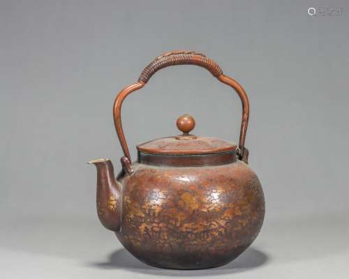 銅制茶壺