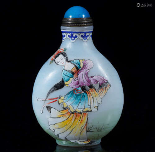 Qing Dynasty Figure Snuff Bottle