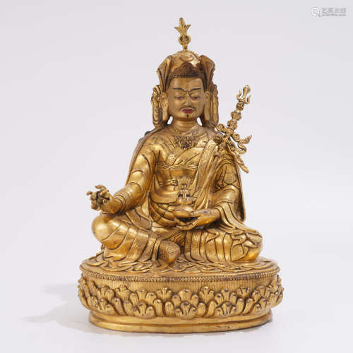 Gilt-Bronze Figure of Padmasambhava