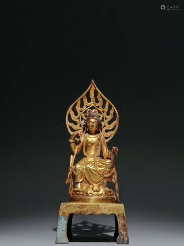 Gilt Bronze Figure of Buddha