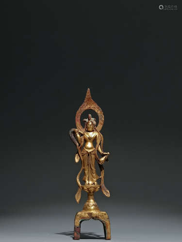 Gilt Bronze Figure of Buddha