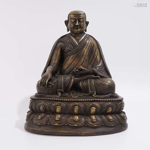 Bronze Figure of Guru