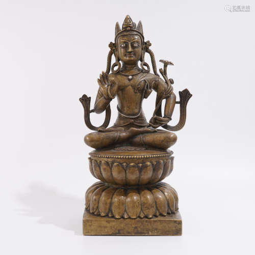 Bronze Figure of Bodhisattva