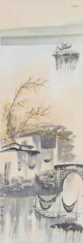 Chinese Landscape Painting by Yu Sheng