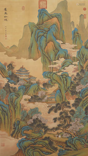 Chinese Landscape Painting by Qiu Ying