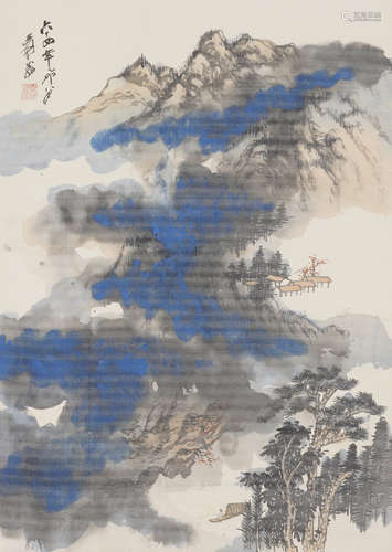 Chinese Landscape Painting by Zhang Daqian