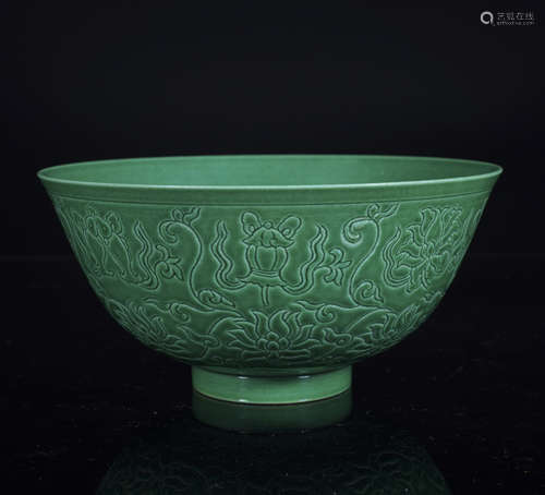 Kangxi Green-Color Bowl