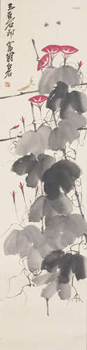 Chinese Flower Painting by Qi Baishi