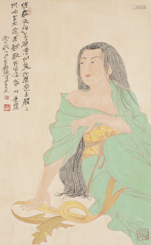 Chinese Figure Paintingby Zhang Daqian