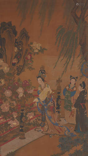 Chinese Figure Painting by Tang Yin