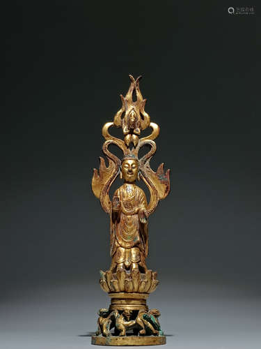 Gilt Bronze Figure of Buddha