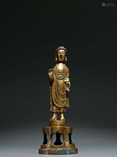 Gilt Bronze Figure of Buddha