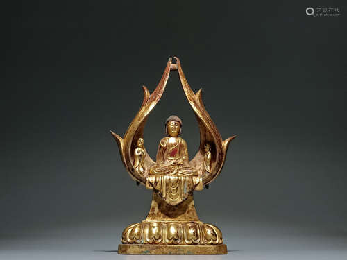 Gilt Bronze Figure of Buddha