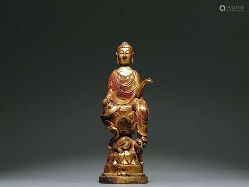 Gilt Bronze Figure of Buddha