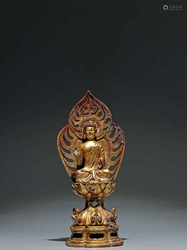 Gilt Bronze Figure of Buddha