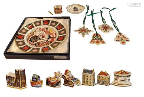 Royal Crown Derby Christmas and other toy-related porcelain ...