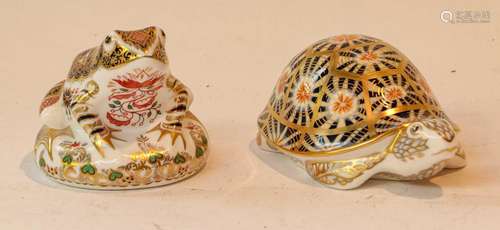 Royal Crown Derby porcelain paperweights, comprising: Old Im...