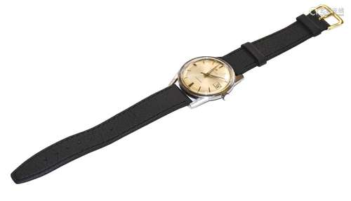 A Hamilton automatic wristwatch, with leather strap