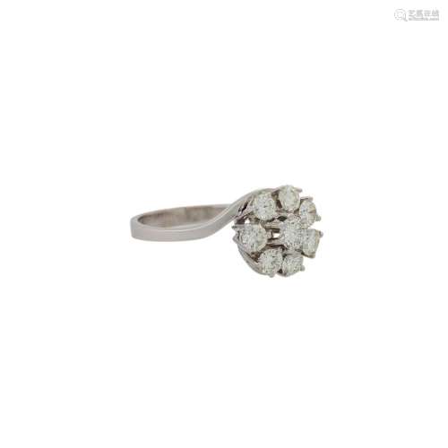 Ring mit Brillanten zus. ca. 1,1 ct,