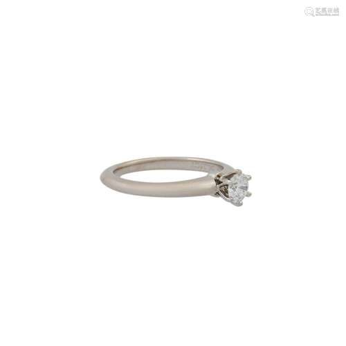 TIFFANY & CO Solitärring mit Brillant 0,25 ct,