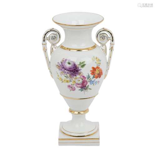 MEISSEN Amphorenvase, 1. Wahl, vor 1924.