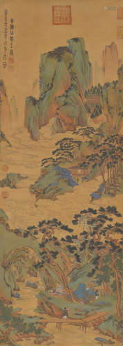 Chinese Landscape Painting by Wang Meng