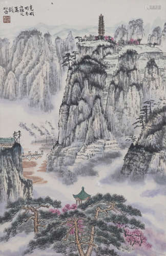 Chinese Landscape Painting by Qian Songyan