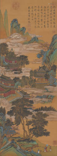 Chinese Landscape Painting by Qiu Ying
