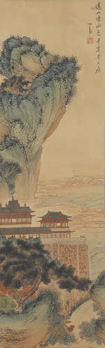 Chinese Landscape Painting by Puru