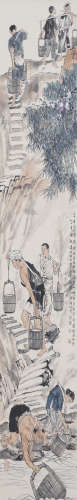 Chinese Figrue Painting by Xu Beihong