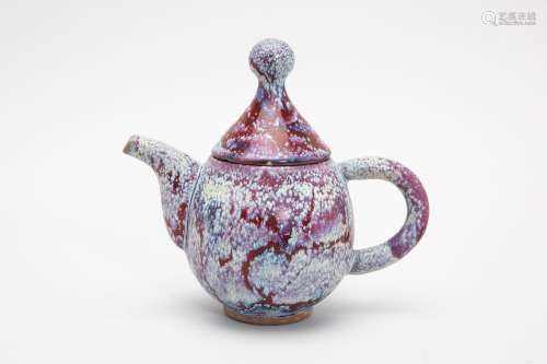 A JUN GLAZED TEAPOT